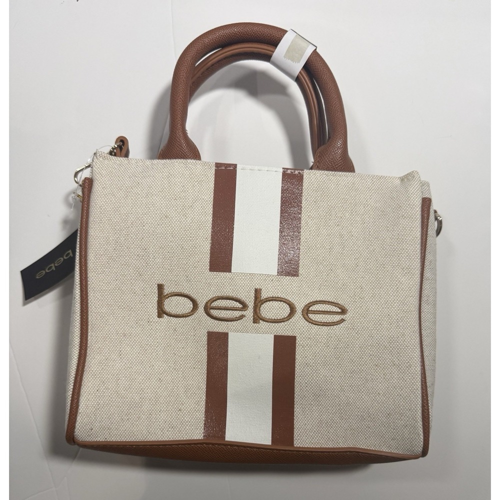 Bebe Paisley Mini Canvas Satchel Caramel 1SZ